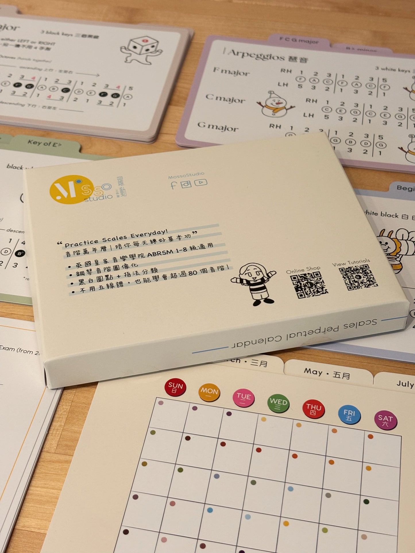 音階萬年曆 Scales Perpetual Calendar